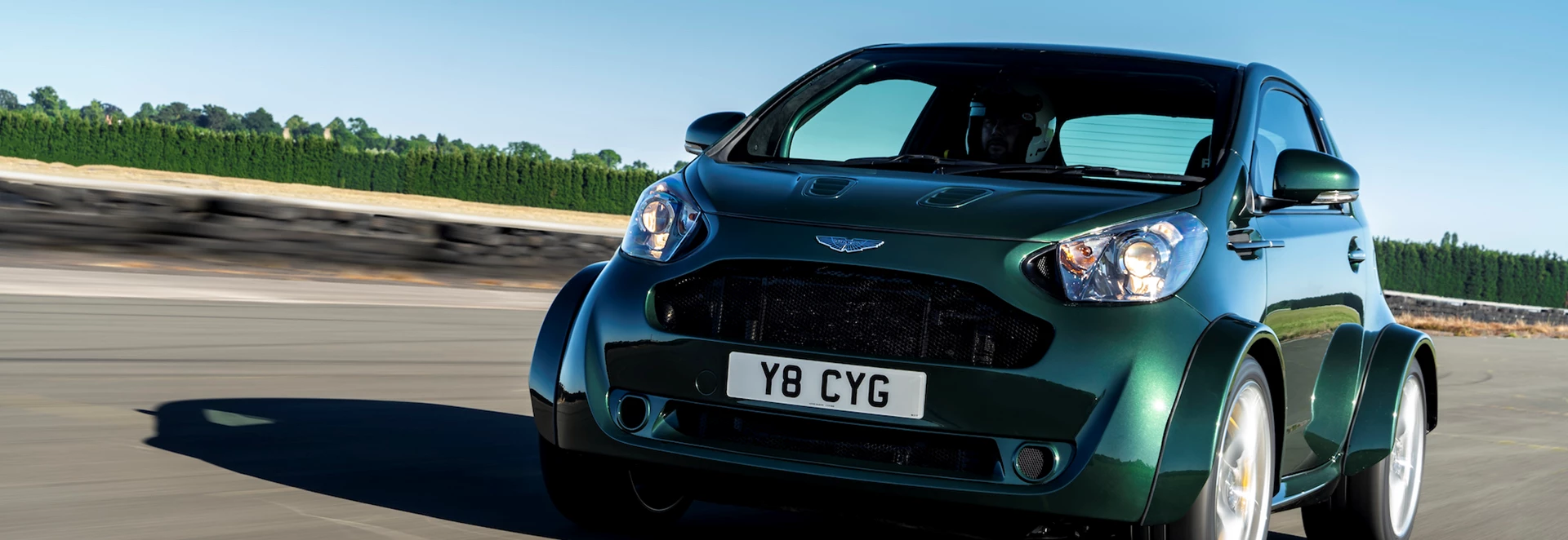 Aston Martin reveals one-off V8 Cygnet